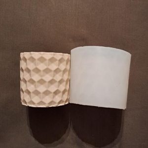 قالب سیلیکونی گلدان طرح زنبوری